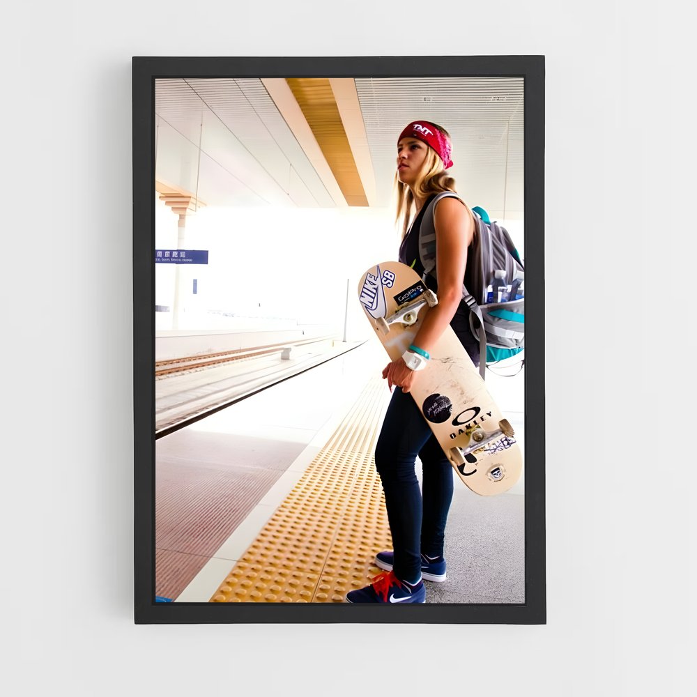 Poster Subway Skate – affiche Skateboard (vue 2)